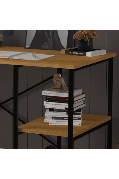 RAFLI METAL ÇALIŞMA MASASI  Petra - Resim 3