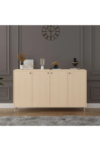 4 KAPAKLI KONSOL  Akçaağaç ürün görseli