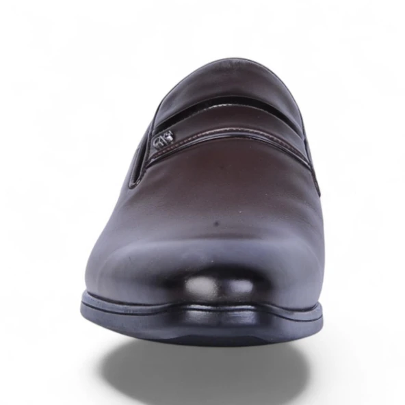 Censay 447 Kahve Antik Kauçuk %Deri Erkek Klasik Ayakkabı - Resim 3