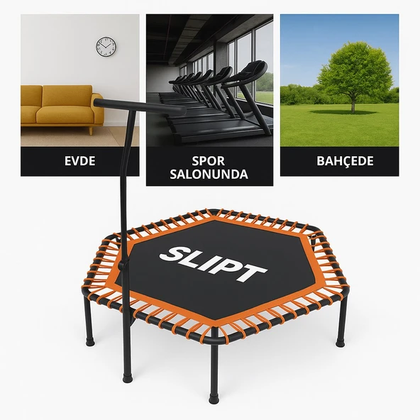 CKSpor Tutunmalı Trambolin 135 Cm ''(54 Inç) Tutmalı Step Trambolin CKS-66 - Resim 5