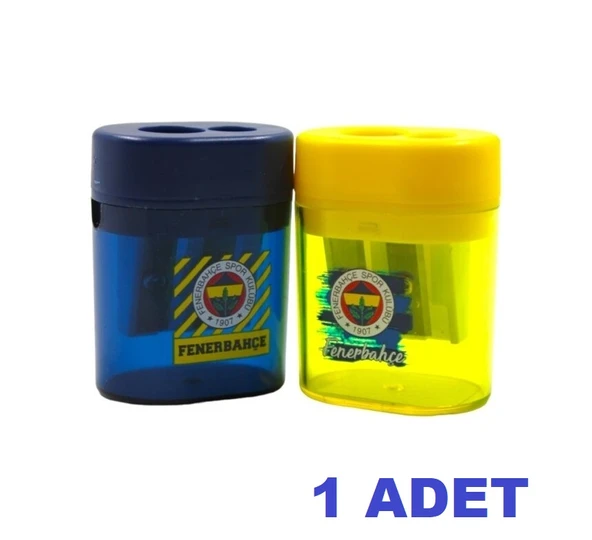 Fenerbahçe Çift Bıçaklı (Gözlü) Hazneli Oval Kalemtraş 1 Adet