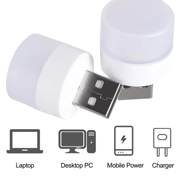 Zhltools Mini Taşınabilir Usb Led Lamba 5V 1.2W Oto Usb Lamba 1 Adet - Resim 5
