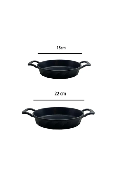 Vento 2 Parça Döküm 18-22 cm Sahan Seti - 4