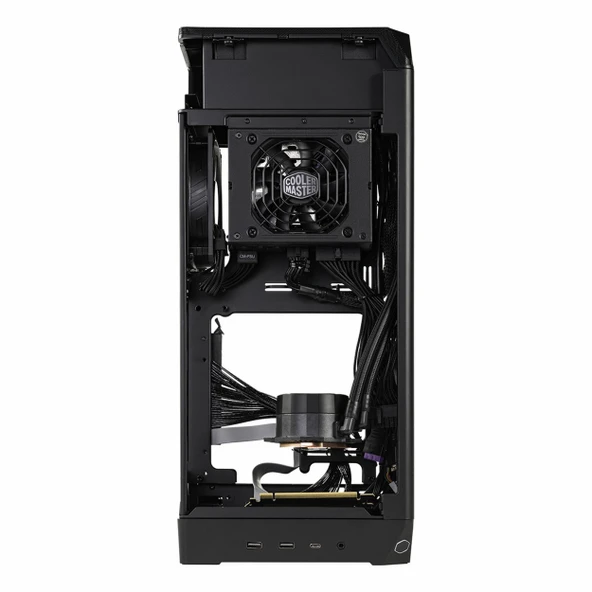 Cooler Master Ncore 100 Max 850W 80+ Altın USB 3.2 mITX SFF Gri Kasa - Resim 7