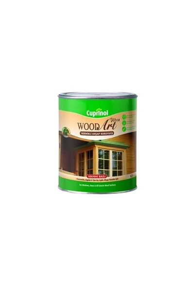 Cuprinol Woodart Ultra Vernikli Ahşap Bakım Ürünü 0.75  lt Tik Ağacı ürün görseli