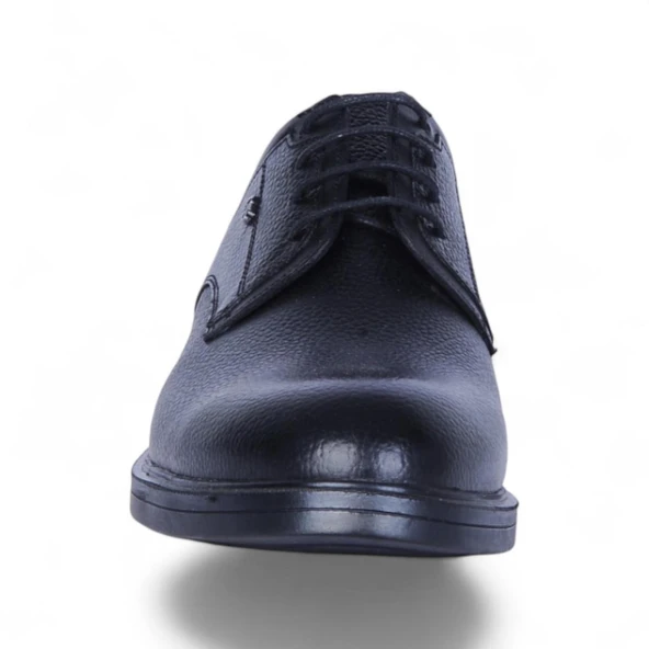 Censay 320 Siyah Zigana Kauçuk %Deri Erkek Klasik Ayakkabı - Resim 3