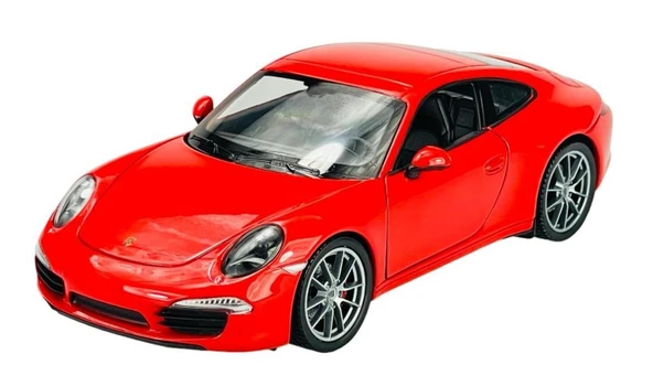 PTTAVM: Welly Porsche 911 (991) Carrera S Kırmızı 1/24 Model Araba
