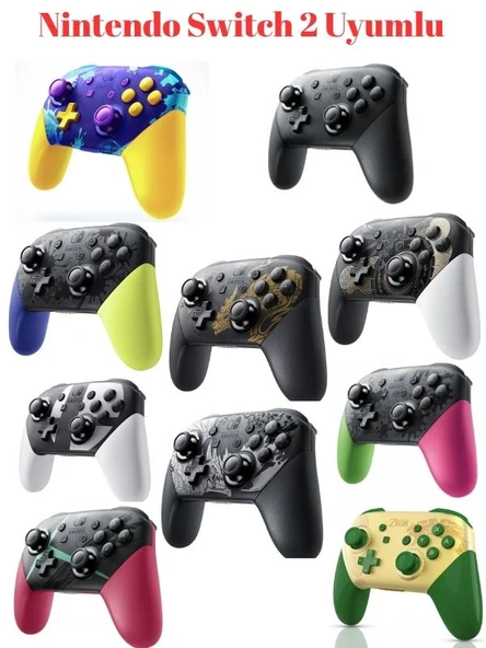 Nintendo Switch 1 ve 2 Uyumlu Pro Controller ürün görseli