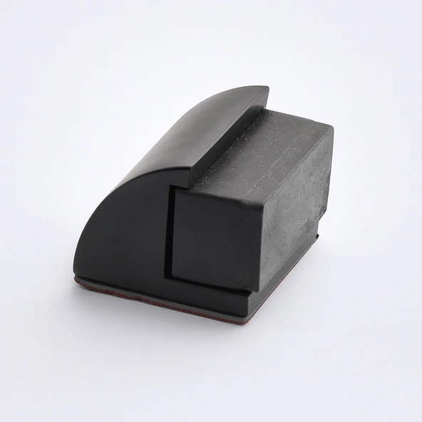 Metal Kapı Stoperi 3’lü Set Siyah Oval Model Güçlü Yapışkanlı Kauçuk Kapı Tamponu Durdurucu Koruyucu - Resim 6