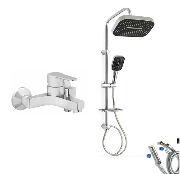 Artema Win S Banyo Bataryası + Doppo Prime Lux Tepe Duş Sistemi ürün görseli