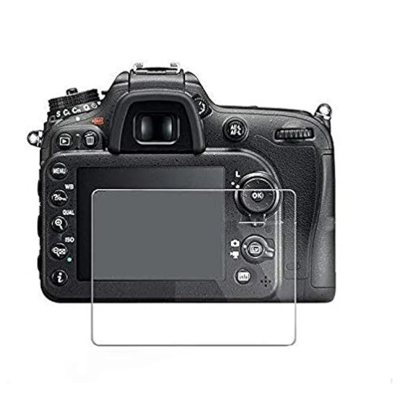 Nikon D5200 Dijital Fotoğraf Makinesi Ekran Koruyucu Uyumlu 9H Nano