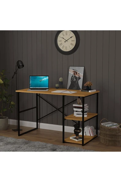 RAFLI METAL ÇALIŞMA MASASI  Petra - Resim 2