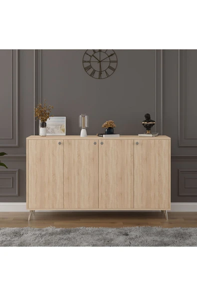 4 KAPAKLI KONSOL  Sonoma ürün görseli