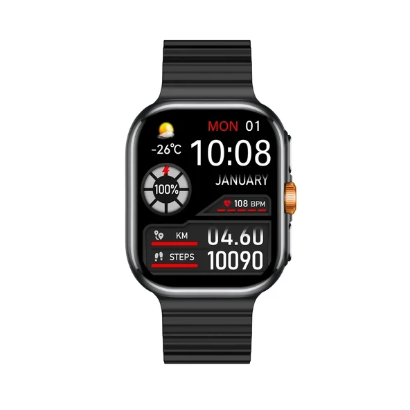 Bix TSW1 2.01 AMOLED Ekran, Bluetooth 5.3 Telefon Görüşme ve IP68 iOS & Android Akıllı Saat - 3