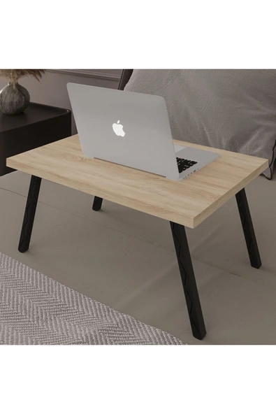 Katlanır Laptop Sehpası Seyyar Kahvaltı Sehpası Çalışma Masası  SONOMA - Resim 3