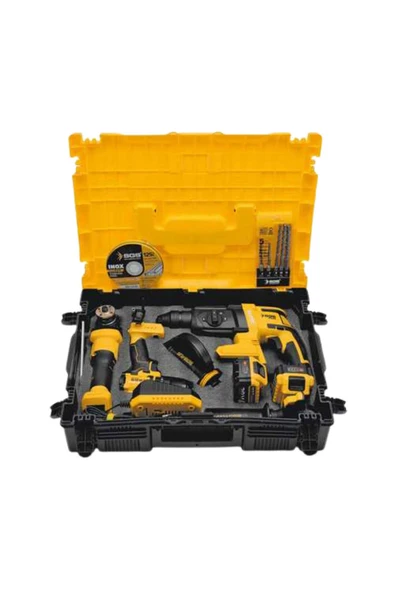 Sgs Combo 3 Parça Set(Darbeli Matkap/Kırıcı-Delici/Avuç Taşlama Makinesi) ürün görseli