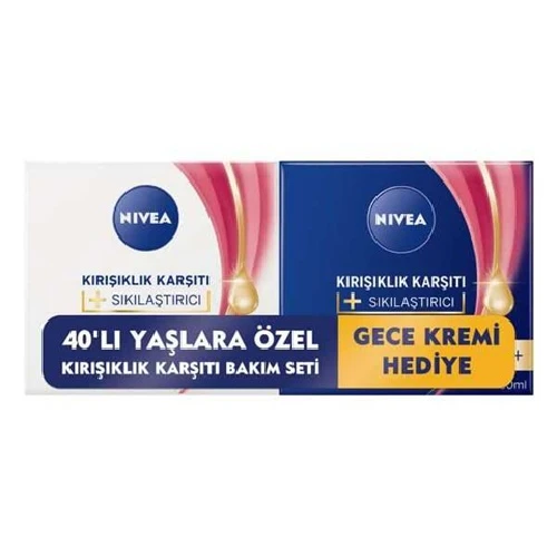 Nıvea Kırışık Karşıtı Krem +45 Yaş 50 Ml+50 Ml Hediyeli Set