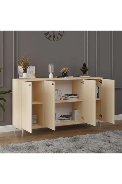 4 KAPAKLI KONSOL  Akçaağaç - Resim 2