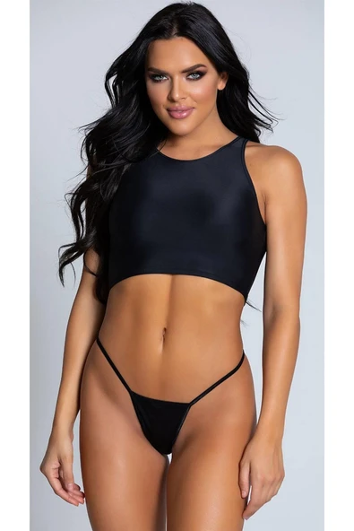 Arias Closet Tül Siyah Tanga String ürün görseli 1