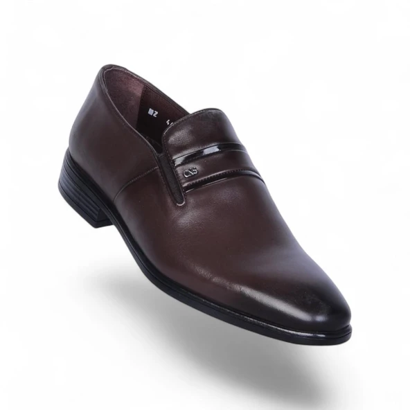 Censay 447 Kahve Antik Kauçuk %Deri Erkek Klasik Ayakkabı ürün görseli 1