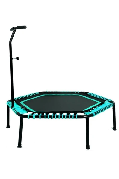 CKSpor Tutunmalı Trambolin 135 Cm ''(54 Inç) Tutunmalı Step Trambolin Egzerisiz Trambolini - Resim 5