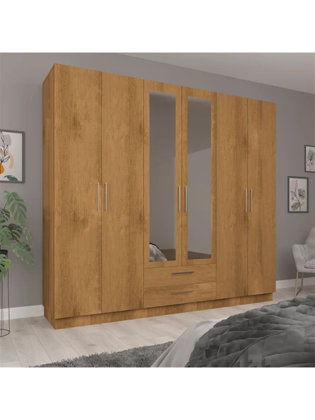 6 Kapaklı Gardırop 240cm  PETRA ürün görseli