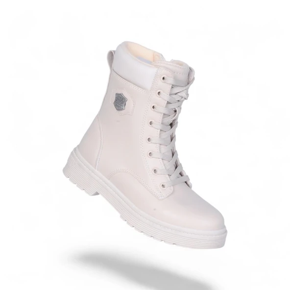 Skuaıter 24070 Plct Bej Kadın Düz Bot ürün görseli 1