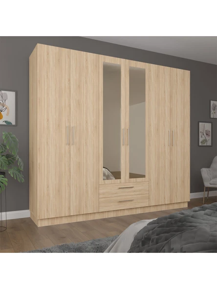 6 Kapaklı Gardırop 240cm  SONOMA ürün görseli