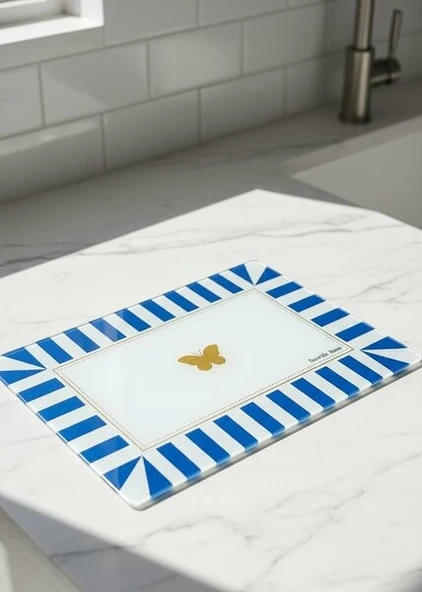 Coşev Cam Kesme Panosu 25x35cm Mavi