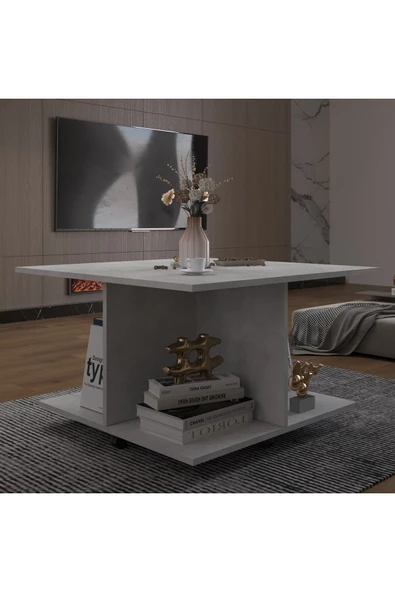 Orta Sehpa  Os002  Retro Taş - Resim 2