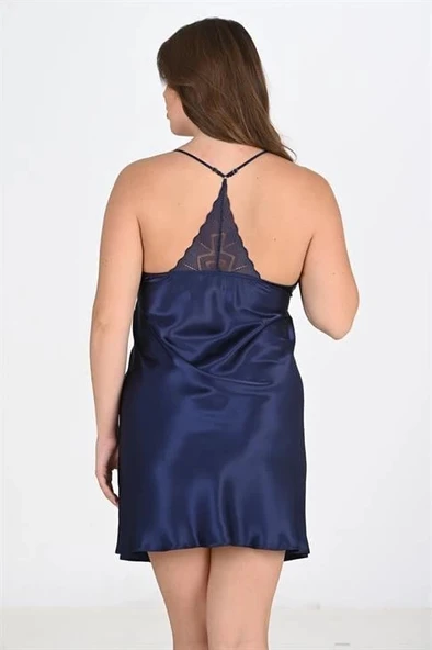 Arias Closet 2li Lacivert Sabahlık Takımı Bigsize 6215 - 1