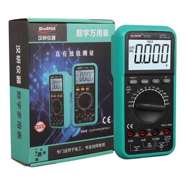 Powermaster VC-97 True RMS Profesyonel Dijital Multimetre Ölçü Aleti - Resim 5