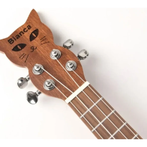 BIANCA SIMBA 24 CONCERT UKULELE + SOFT CASE - Resim 2