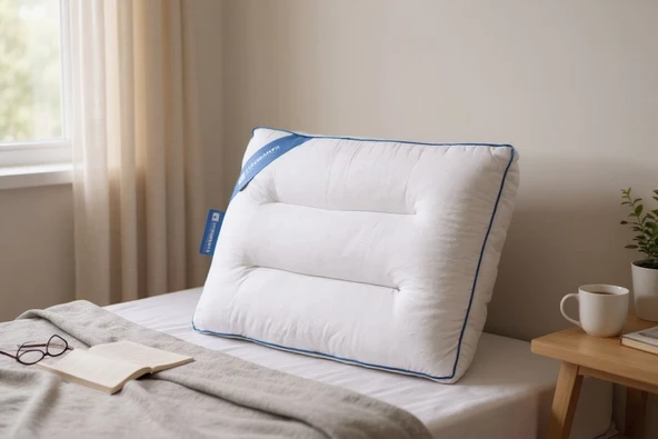 Uykumanya Medical Series Promed BlueLine Boyun Fıtığı, Boyun Düzleşmesi ve Uyku Apnesi Medikal Ortopedik Yastık - 60x40/12 cm - 2