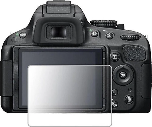 Nikon D5600 Dijital Fotoğraf Makinesi Ekran Koruyucu Uyumlu 9H Nano