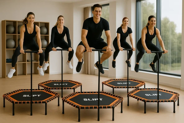 CKSpor Tutunmalı Trambolin 135 Cm ''(54 Inç) Tutunmalı Step Trambolin Egzerisiz Trambolini - Resim 6