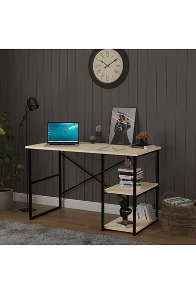 RAFLI METAL ÇALIŞMA MASASI  Akçaağaç - Resim 2