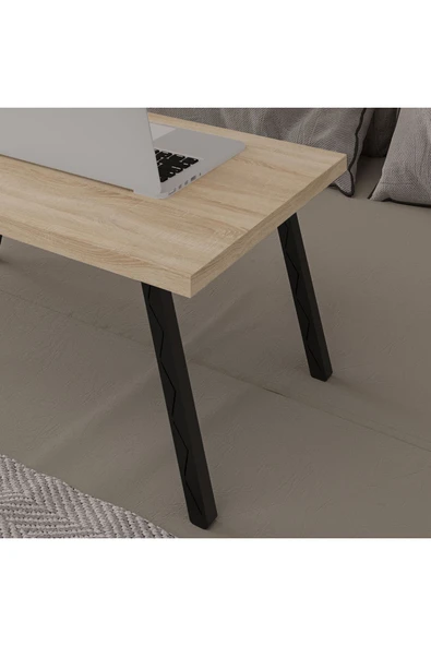 Katlanır Laptop Sehpası Seyyar Kahvaltı Sehpası Çalışma Masası  SONOMA - Resim 2