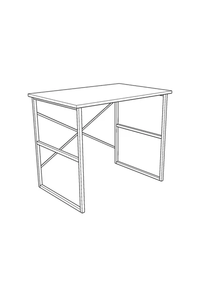 METAL ÇALIŞMA MASASI  Petra - Resim 7