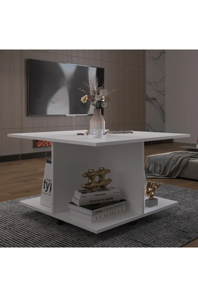 Orta Sehpa  Os002  Beyaz - Resim 2