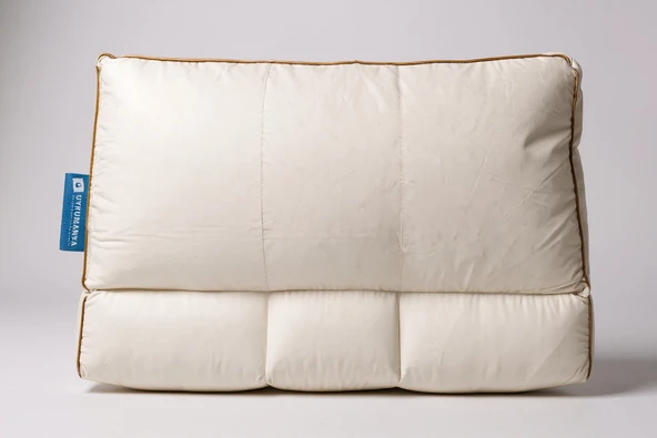 Uykumanya Medical Series Promed Yellow Art Boyun Fıtığı, Boyun Düzleşmesi ve Uyku Apnesi Medikal Ortopedik Yastık - 60x40/12 cm, Kaz Tüyü - 2