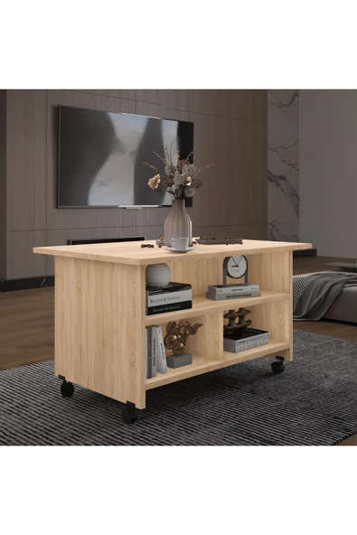 Orta Sehpa -os001  safir meşe - Resim 2