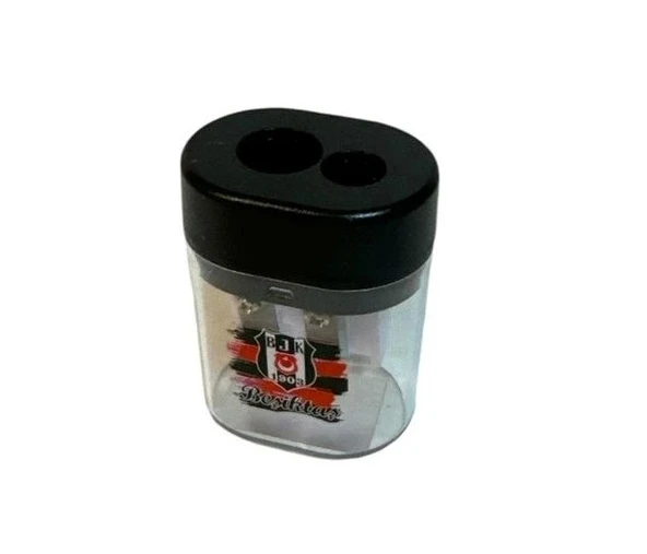 Beşiktaş Çift Bıçaklı (Gözlü) Hazneli Oval Kalemtraş 1 Adet - 2