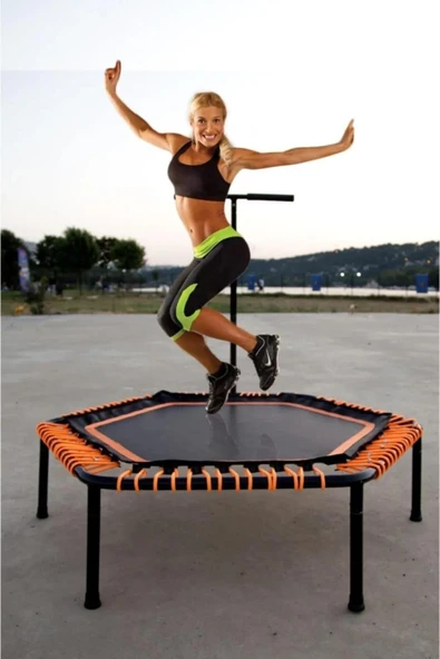 CKSpor Tutunmalı Trambolin 135 Cm ''(54 Inç) Tutmalı Step Trambolin CKS-66 - Resim 8