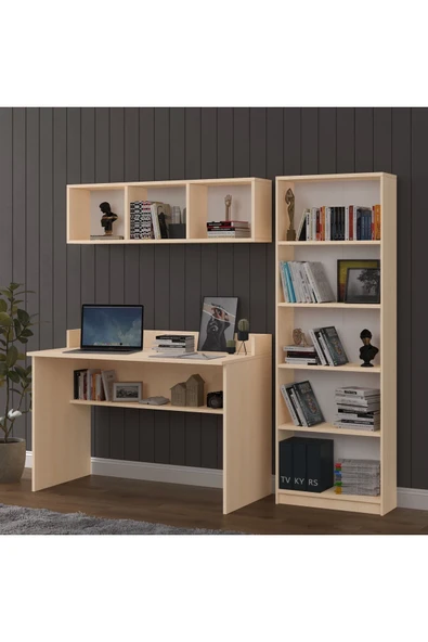 Çalışma Masası Seti Çmt001  akçaağaç ürün görseli