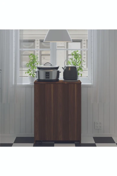 Mutfak Fonksiyonel Kiler Dolabı  Katlanır Masa  Nevada - Resim 4