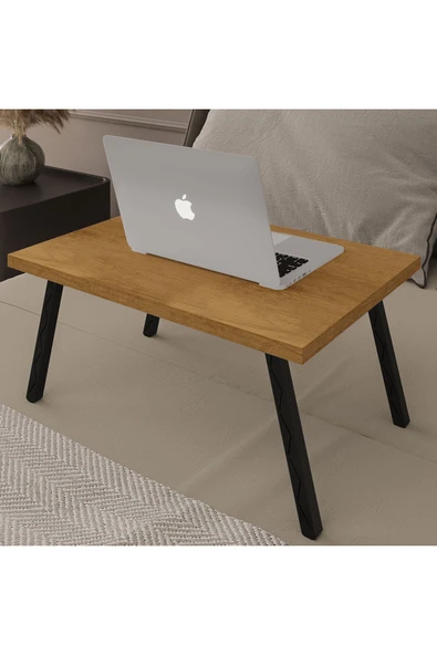 Katlanır Laptop Sehpası Seyyar Kahvaltı Sehpası Çalışma Masası  PETRA - Resim 3