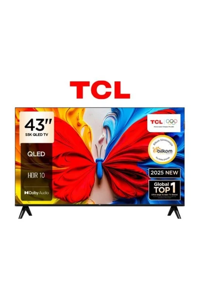 TCL 43S5K Full HD 43" 109 Ekran Uydu Alıcılı Android Smart QLED TV ürün görseli