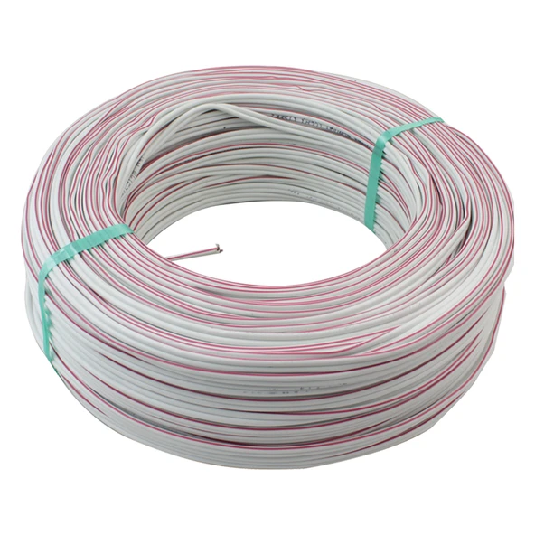 Powermaster 2x0.75 100 Mt. Hoparlör Kablosu Beyaz ürün görseli 1