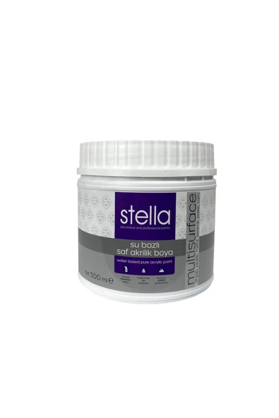 Stella Su Bazlı Saf Akrilik Dönüşüm Boyası 500 ml. ürün görseli